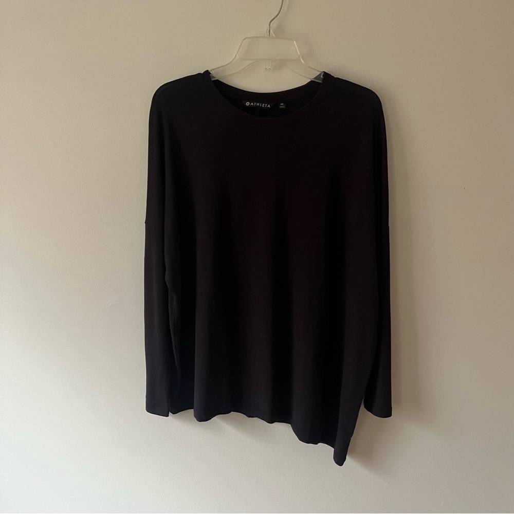 Athleta Modal Long Sleeve Loose Shirt XS